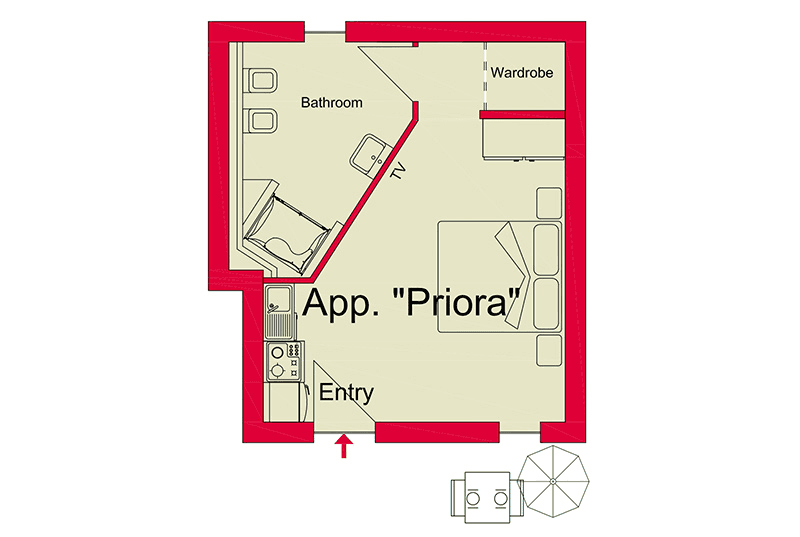 Il Nido dell'Aquila - Apt E, appartement, Le Marche, people: 2